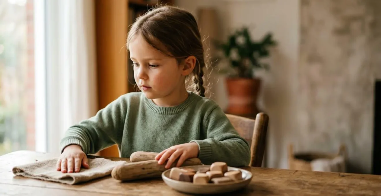 A child engaging in sensory exploration activities that support learning and development